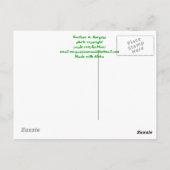 Groenere deegwaren briefkaart (Achterkant)