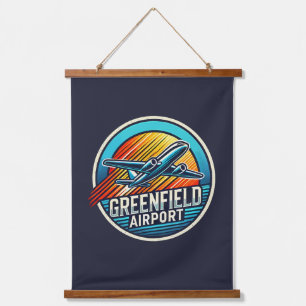 Groeneveld Luchthaven Retro Luchtvaart Hangend Can Wandkleed