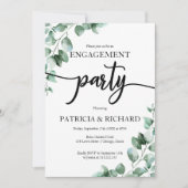 Groenfeest Engagement Party Kaart (Voorkant)