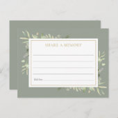 Groenfeest Viering van het Leven Deel een Herinner Briefkaart (Voorkant / Achterkant)