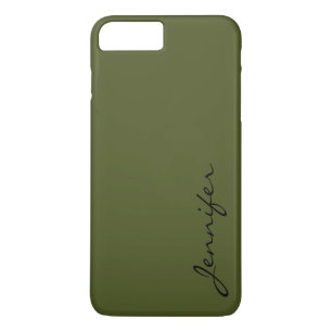 Groengekleurde achtergrond van het leger Case-Mate iPhone case