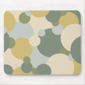 Groengele moleculen Muismat (Voorkant)