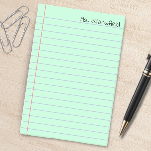 Groengevoerd Notitieboek Post-it® Notes