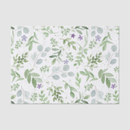 Groengroen en lavendel tissuepapier