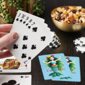 Groenharige zeemeermin Thunder_Cove Pokerkaarten (Insitu)