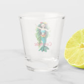 Groenharige zeemeermin Thunder_Cove Shot Glas (Achterkant)