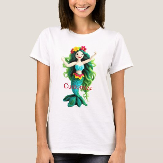 Groenharige zeemeermin Thunder_Cove T-shirt (Voorkant)
