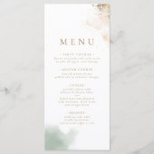 Groenheid Goud Eucalyptus Menu (Voorkant)
