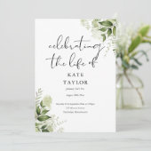 Groenherdenkingsdienst Funeral Order Of Service  Programmakaart (Staand voorkant)