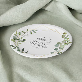 Groenigheid Eucalyptus Bruidsdiner Papieren Bord