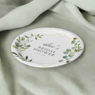 Groenigheid Eucalyptus Bruidsdiner Papieren Bord