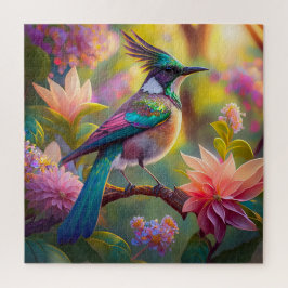 Groenkop Vlaamse Gaai Fantasie Vogel Legpuzzel