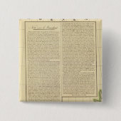 Groenland 11 vierkante button 5,1 cm (Voorkant)