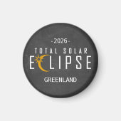 Groenland 2026 Eclips Magneet (Voorkant)