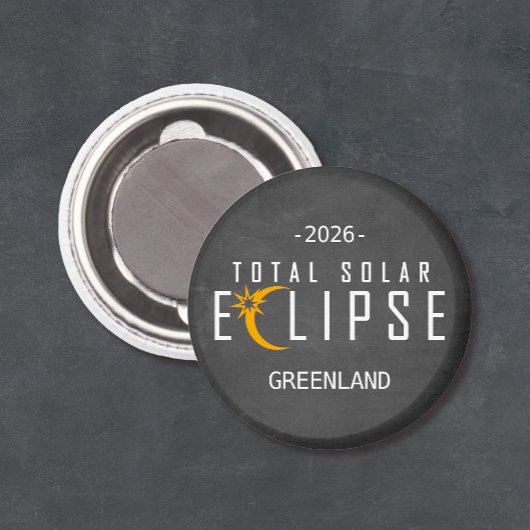 Groenland 2026 Eclips Magneet