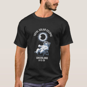 Groenland 2026 Eclips T-shirt Totale Zonnegebeurte