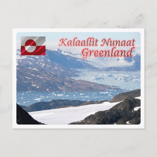 Groenland - Ammassalik - Glacier & Fiord - Briefkaart (Voorkant)