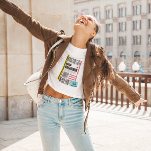 Groenland Arctic Travel Baggage Label Grappig T-shirt