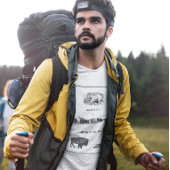 Groenland Arctisch Leven Polar Beer Musk Ox Dogs T-shirt