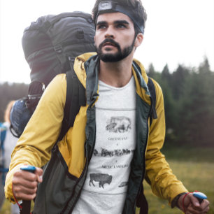 Groenland Arctisch Leven Polar Beer Musk Ox Dogs T-shirt