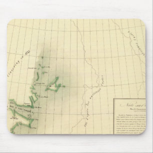 Groenland Atlas-kaart Muismat