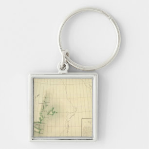 Groenland Atlas-kaart Sleutelhanger