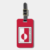 Groenland Bagagelabel (Voorkant verticaal)