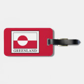 Groenland Bagagelabel (Achterkant horizontaal)