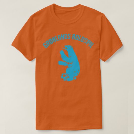 Groenland Boldspil Polar Beer T-shirt (Design voorkant)