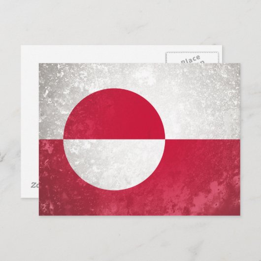 Groenland Briefkaart (Voorkant / Achterkant)