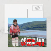 Groenland Briefkaart (Voorkant / Achterkant)