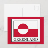 Groenland Briefkaart (Voorkant / Achterkant)