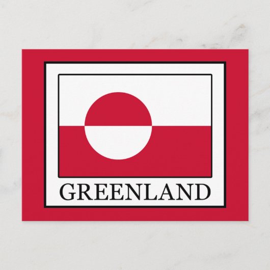 Groenland Briefkaart (Voorkant)