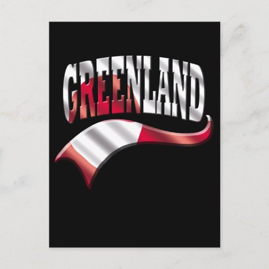 Groenland Briefkaart (Voorkant)