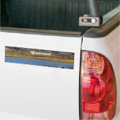 Groenland Bumpersticker (Op Truck)