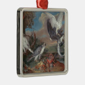 Groenland Cyr Falcons Metalen Ornament (Rechts)