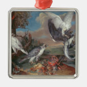 Groenland Cyr Falcons Metalen Ornament (Voorkant)