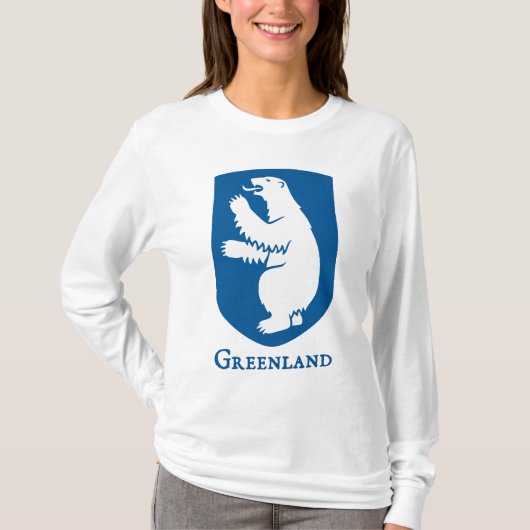 Groenland (Grønland) T-shirt (Voorkant)