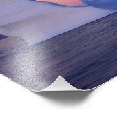 Groenland, Iceberg bij zonsondergang. Foto Afdruk (Hoek)