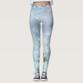 Groenland Igloo Ice Blocks Patroon Ontwerp Leggings (Voorkant)