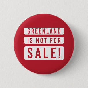 groenland is niet te koop politieke protest amerik ronde button 5,7 cm