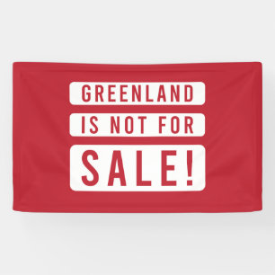 groenland is niet te koop politieke protest amerik spandoek