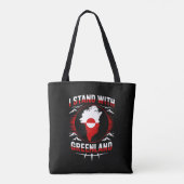 Groenland is niet te koop tote bag (Achterkant)