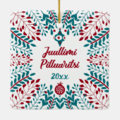 Groenland, Juullimi Pilluaritsi, pretkerst Keramisch Ornament (Achterkant)