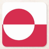 Groenland Kartonnen Onderzetters (Voorkant)