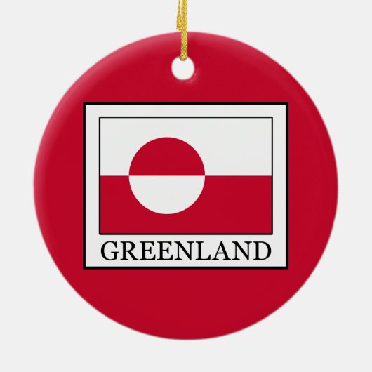 Groenland Keramisch Ornament (Achterkant)