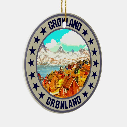 Groenland Keramisch Ornament (Rechts)