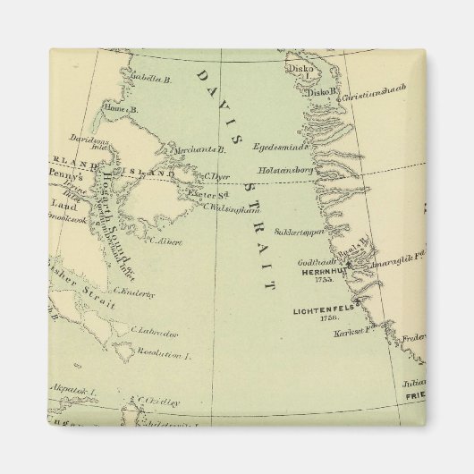 Groenland, Labrador Magneet (Voorkant)