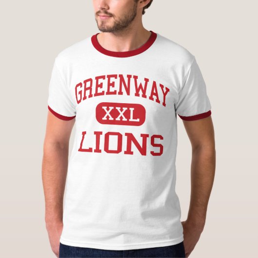 Groenland - Lionen - middelbare school - Phoenix A T-shirt (Voorkant)