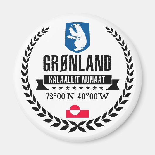 Groenland Magneet (Voorkant)